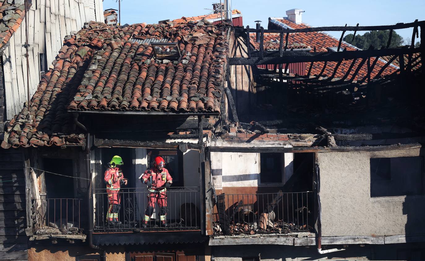 Así han quedado las viviendas afectas por el fuego