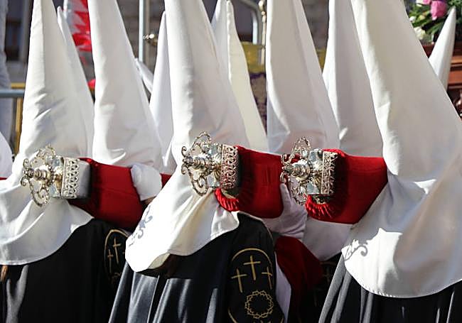 Uno de los momentos de la procesión.