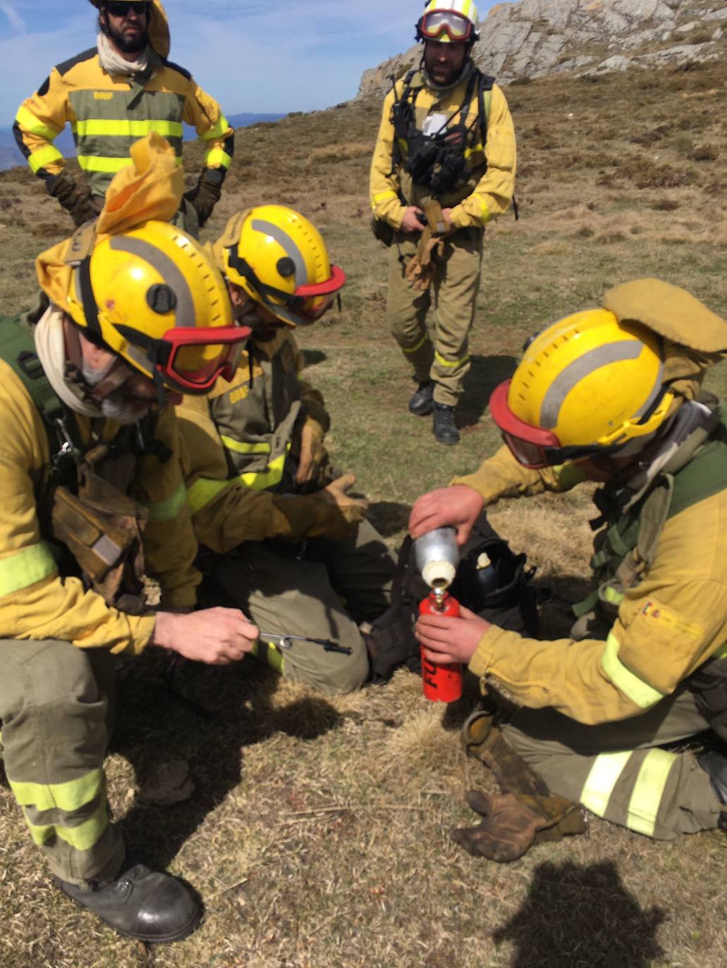 Incendio en La Baña