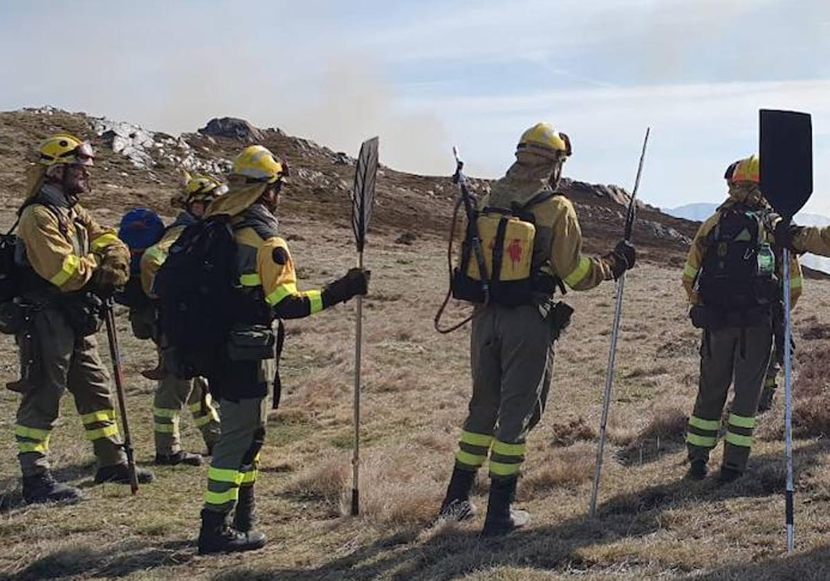 Incendio en La Baña