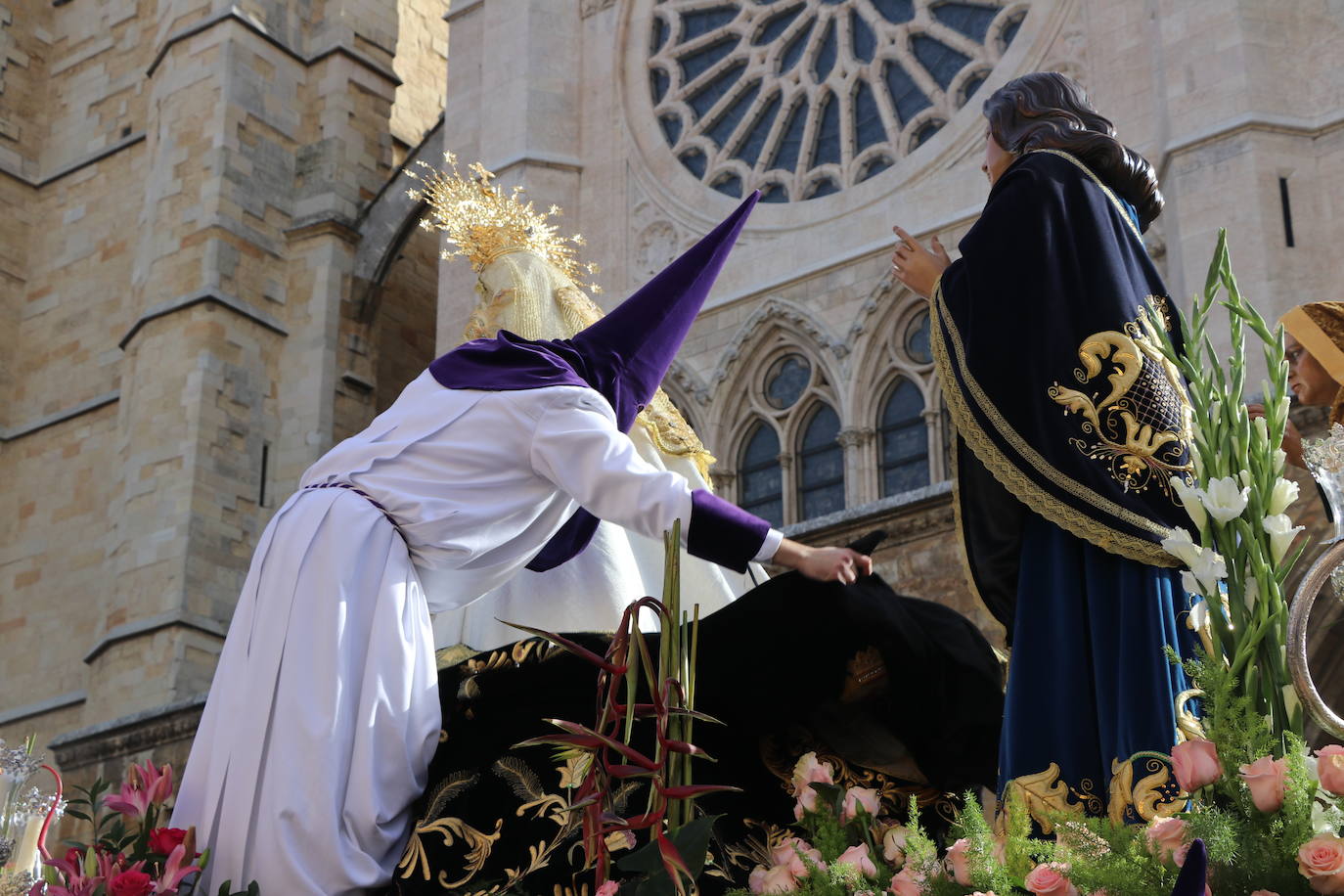 Acto de El Encuentro en el Domingo de Resurrección