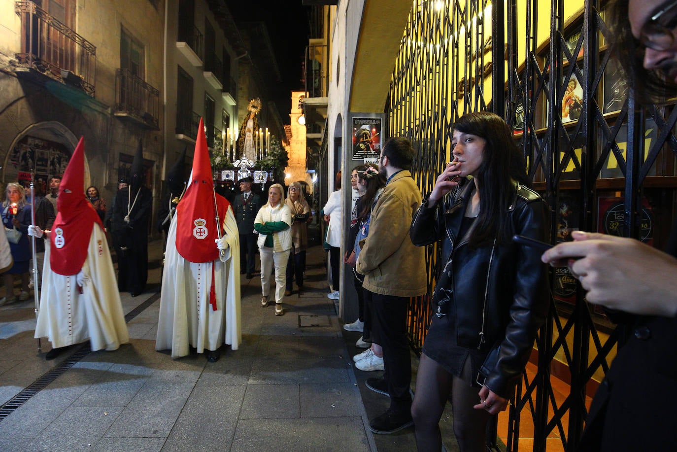 Procesión de La Soledad en Ponferrad