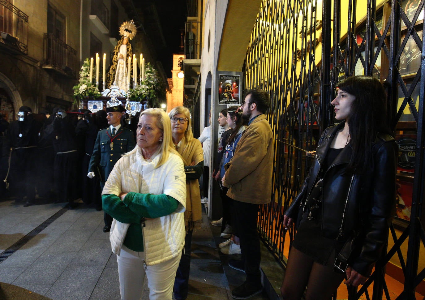 Procesión de La Soledad en Ponferrad