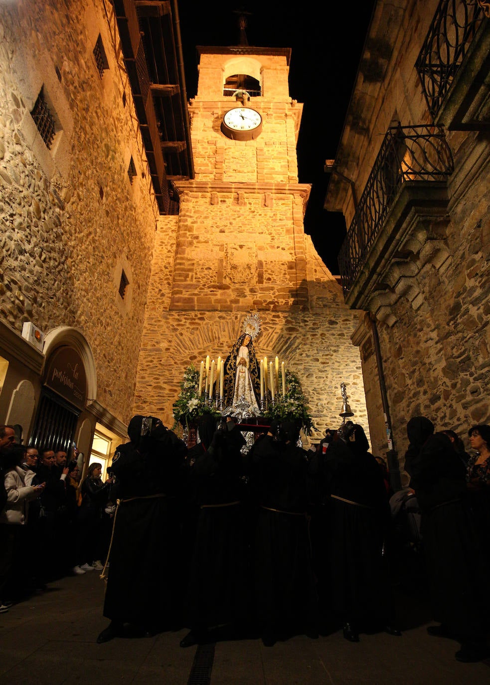 Procesión de La Soledad en Ponferrad