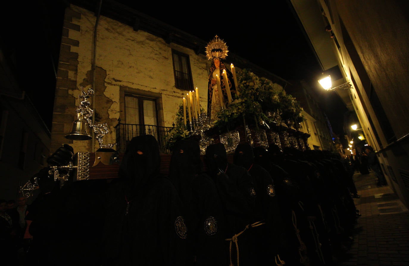 Procesión de La Soledad en Ponferrad