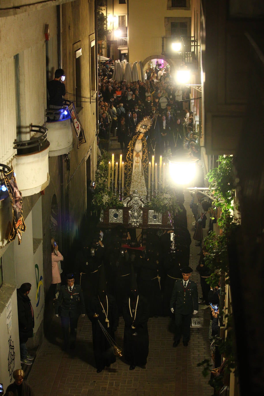 Procesión de La Soledad en Ponferrad