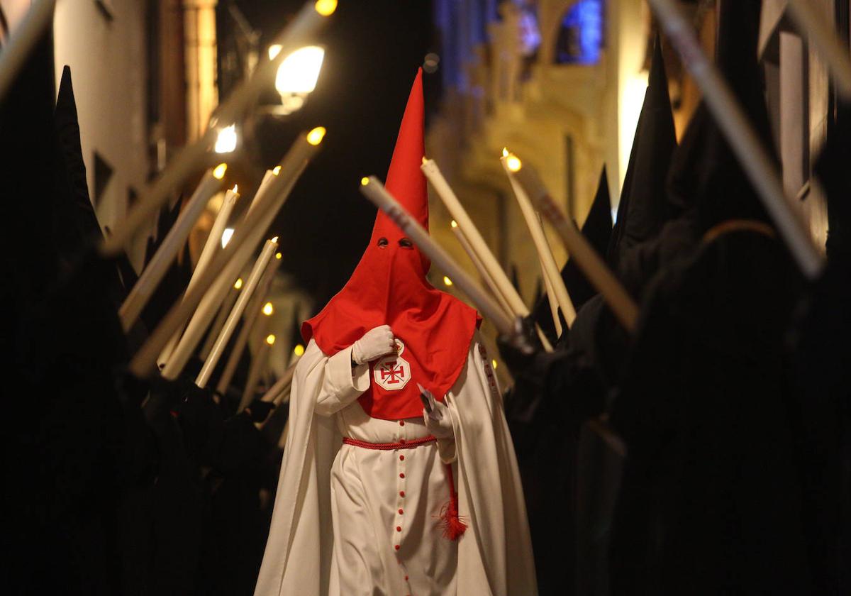 Procesión de La Soledad en Ponferrad