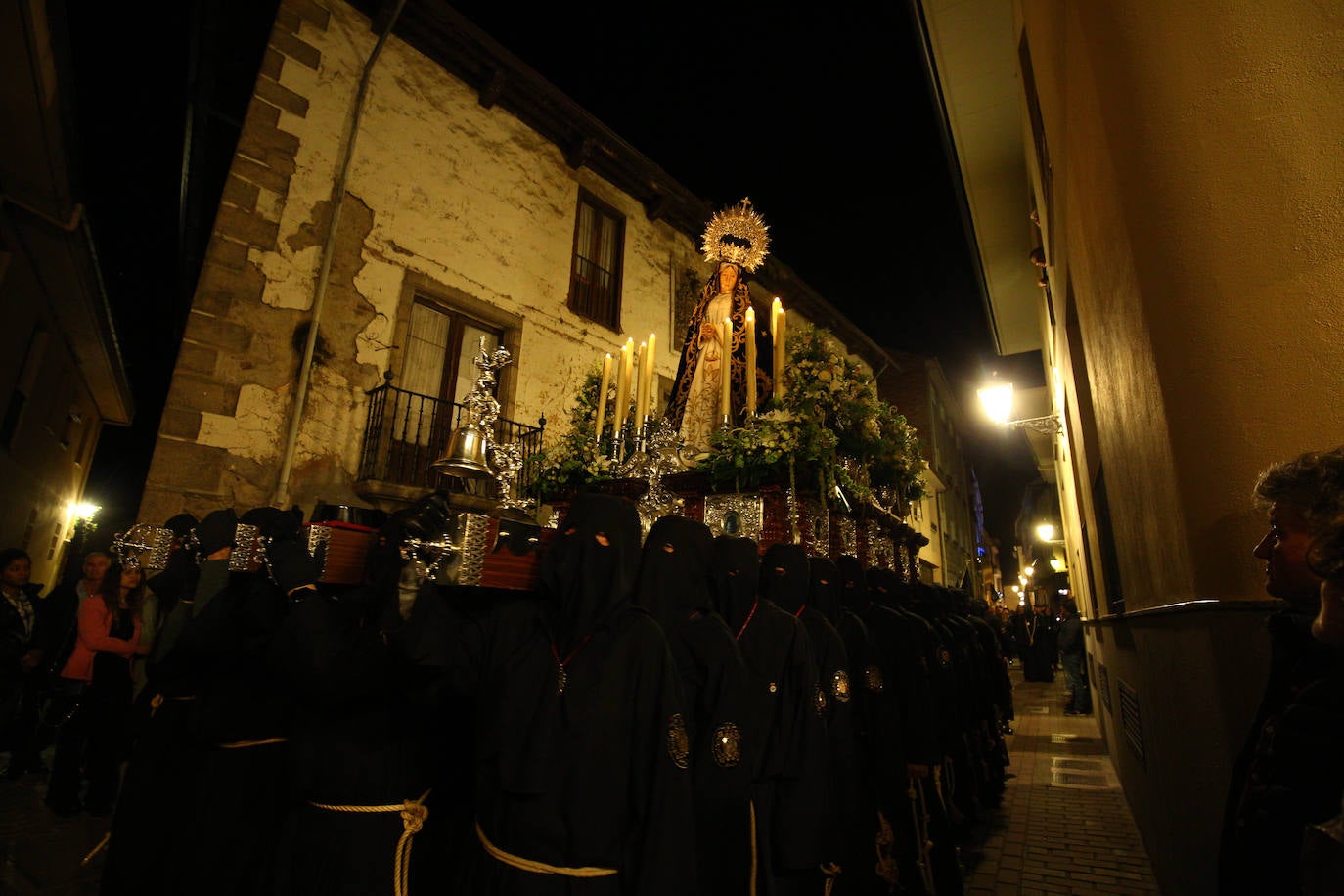 Procesión de La Soledad en Ponferrad