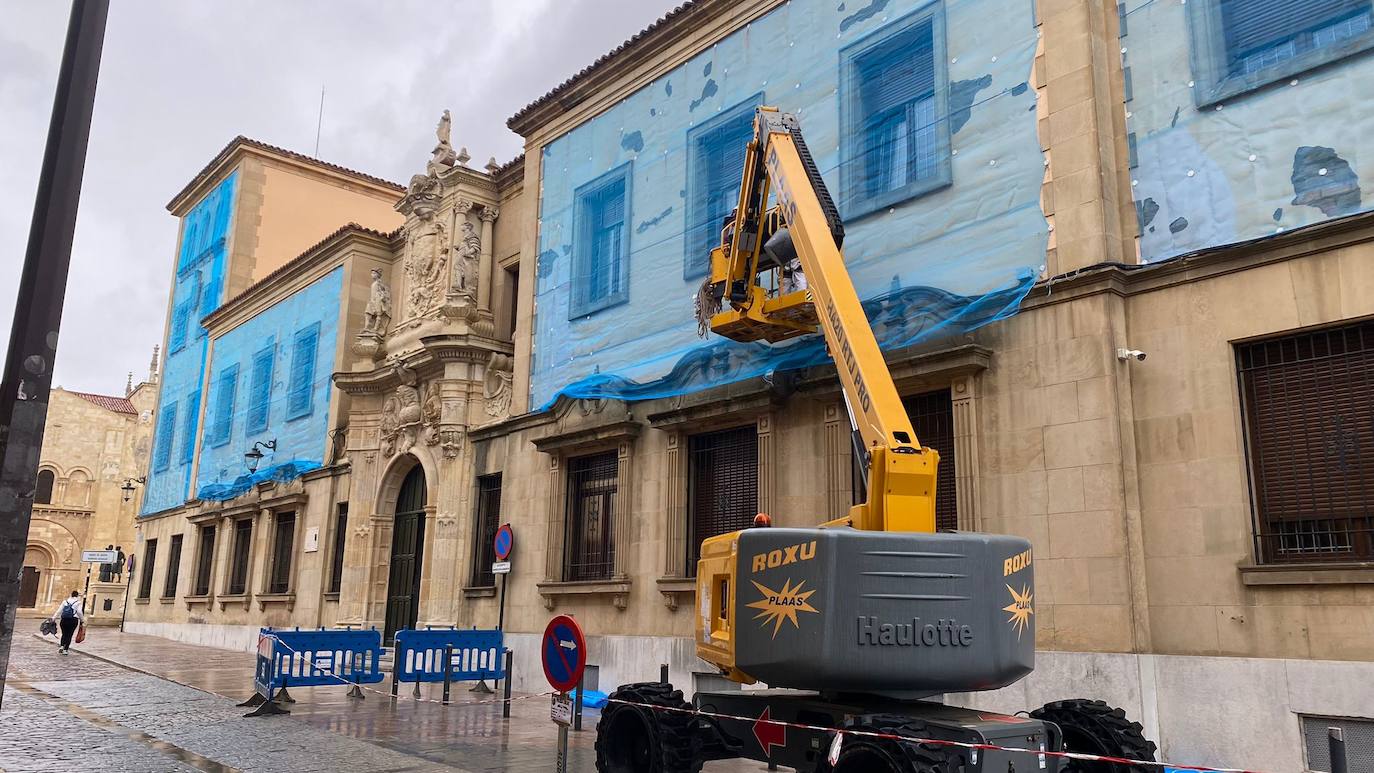 Obras en la Audiencia Provincial de León