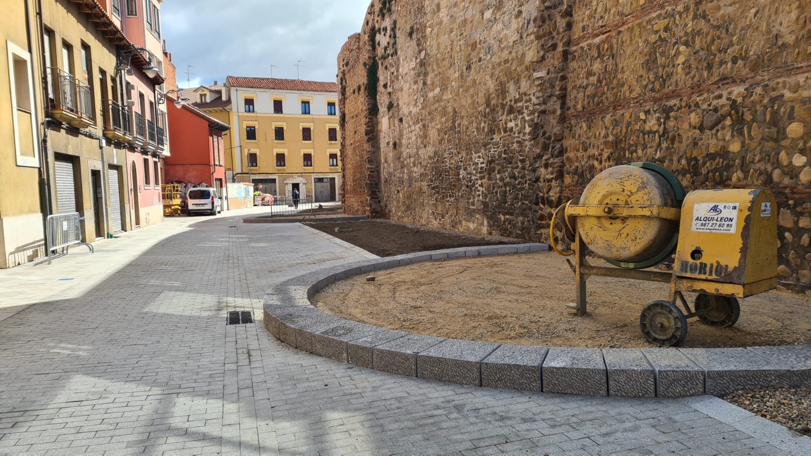 Avance de las obras en la calle Carreras
