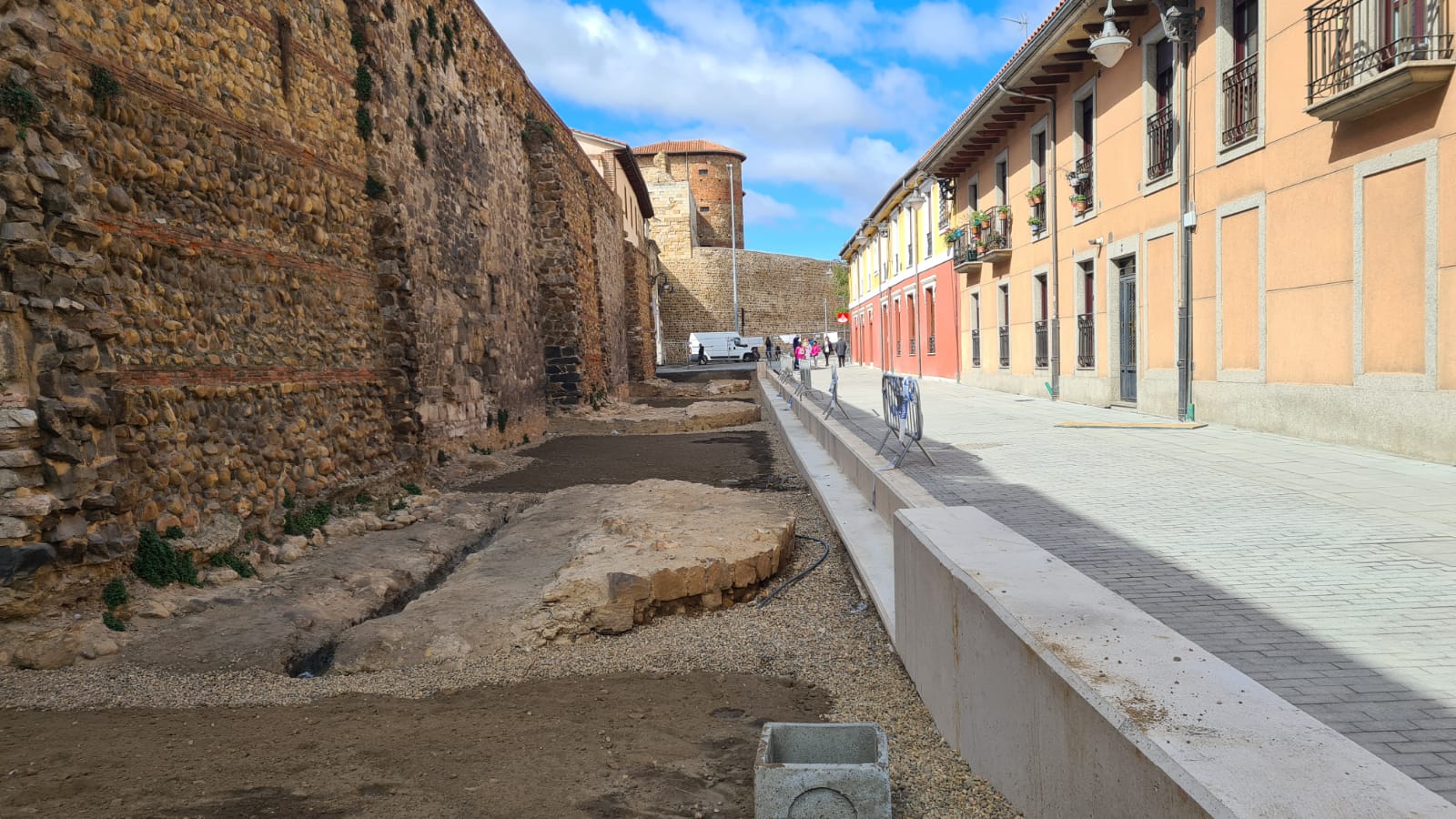 Avance de las obras en la calle Carreras