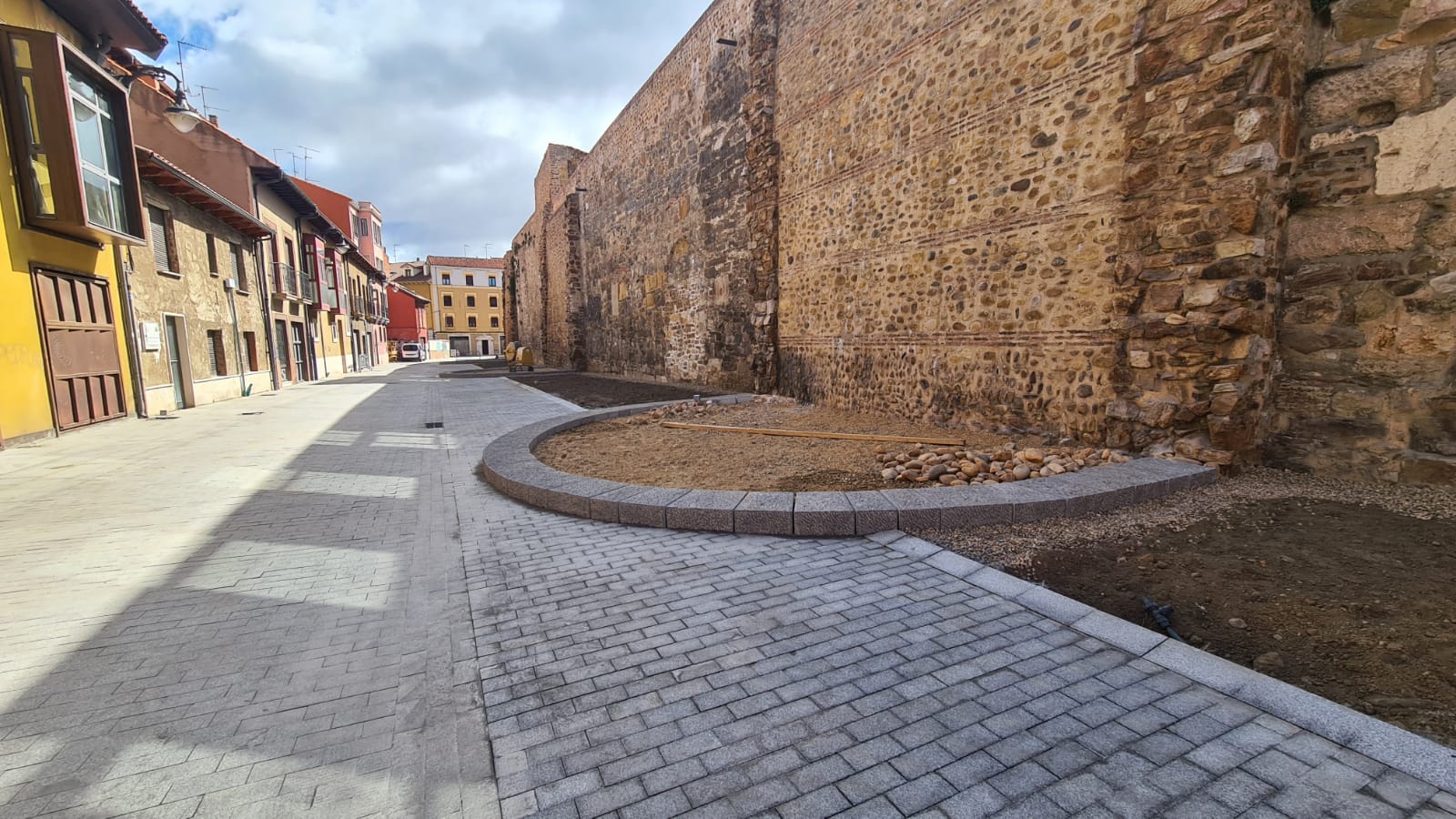 Avance de las obras en la calle Carreras