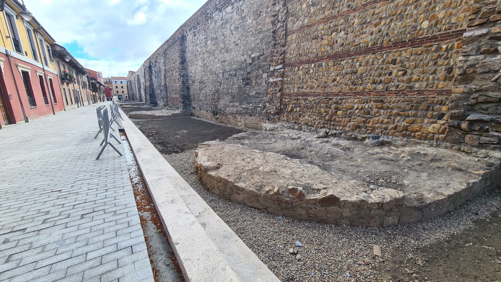 Avance de las obras en la calle Carreras