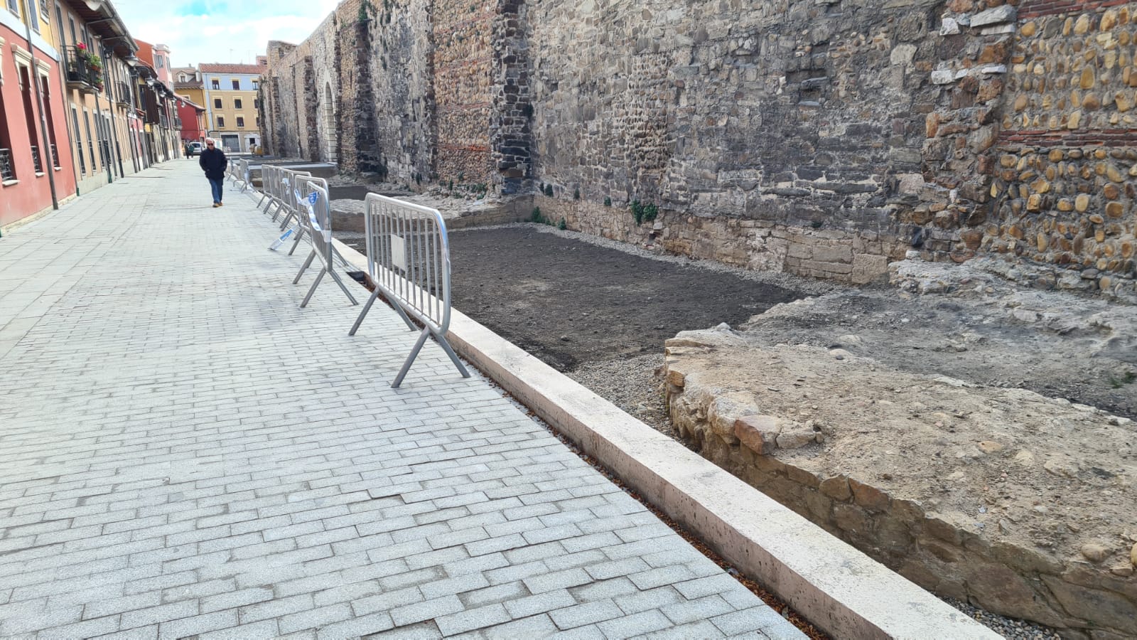 Avance de las obras en la calle Carreras