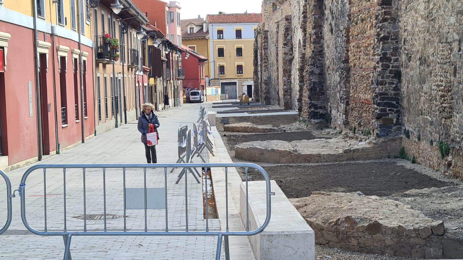 Avance de las obras en la calle Carreras