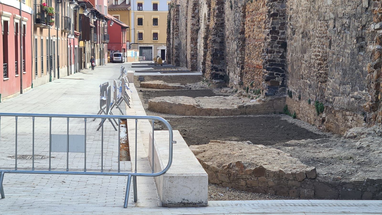Avance de las obras en la calle Carreras