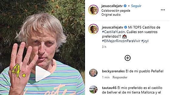 Calleja 'se olvida' de León en su top 5 de castillos favoritos de la comunidad