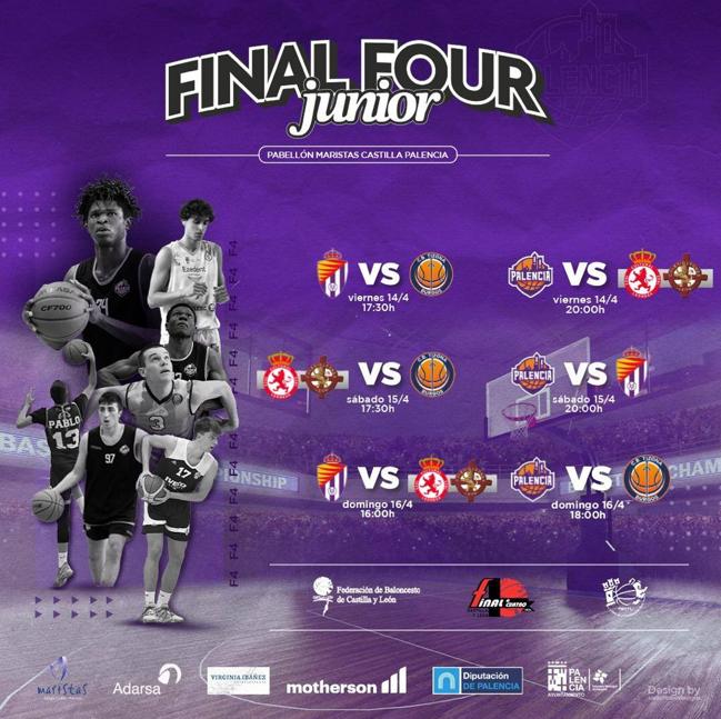 Horarios y cuadro de la Final Four Junior de Castilla y León.