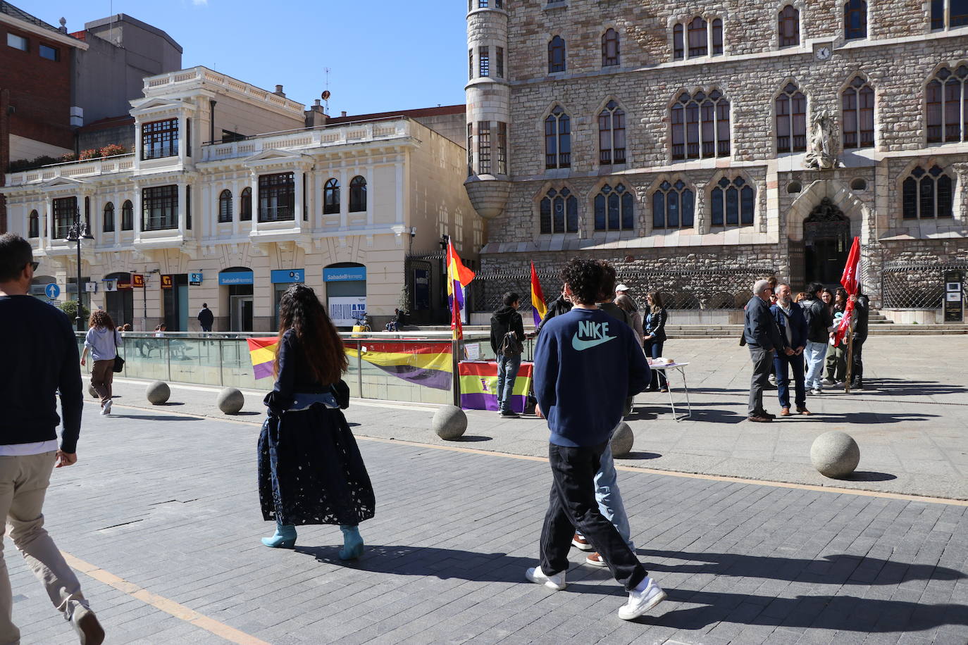 Manifestación en favor de la república en León