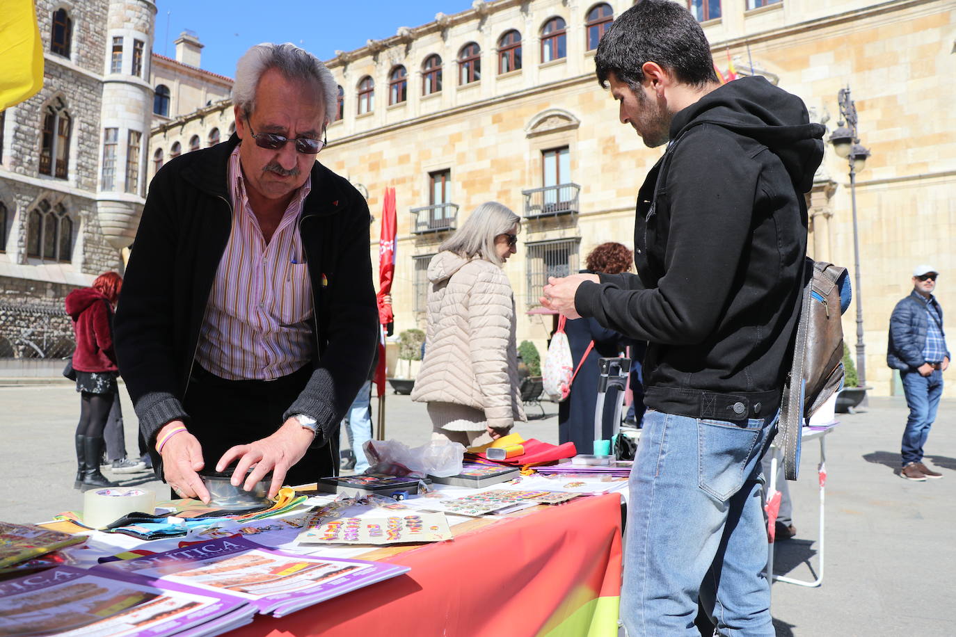 Manifestación en favor de la república en León