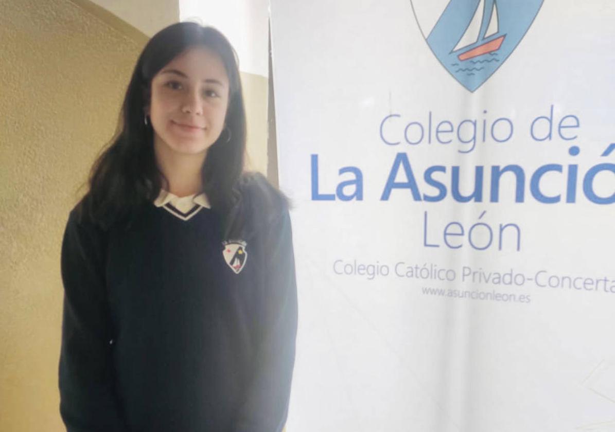 Alumna de la Asunción que ha recibido el reconocimiento.