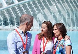 Delegación de Castilla y León en la cita municipalista del PSOE en Valencia.