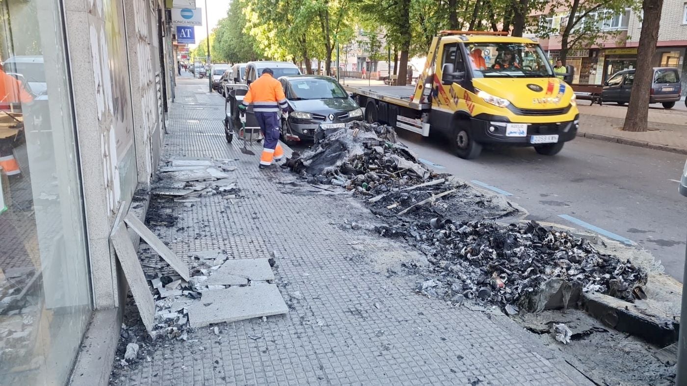 Fuego en José Aguado