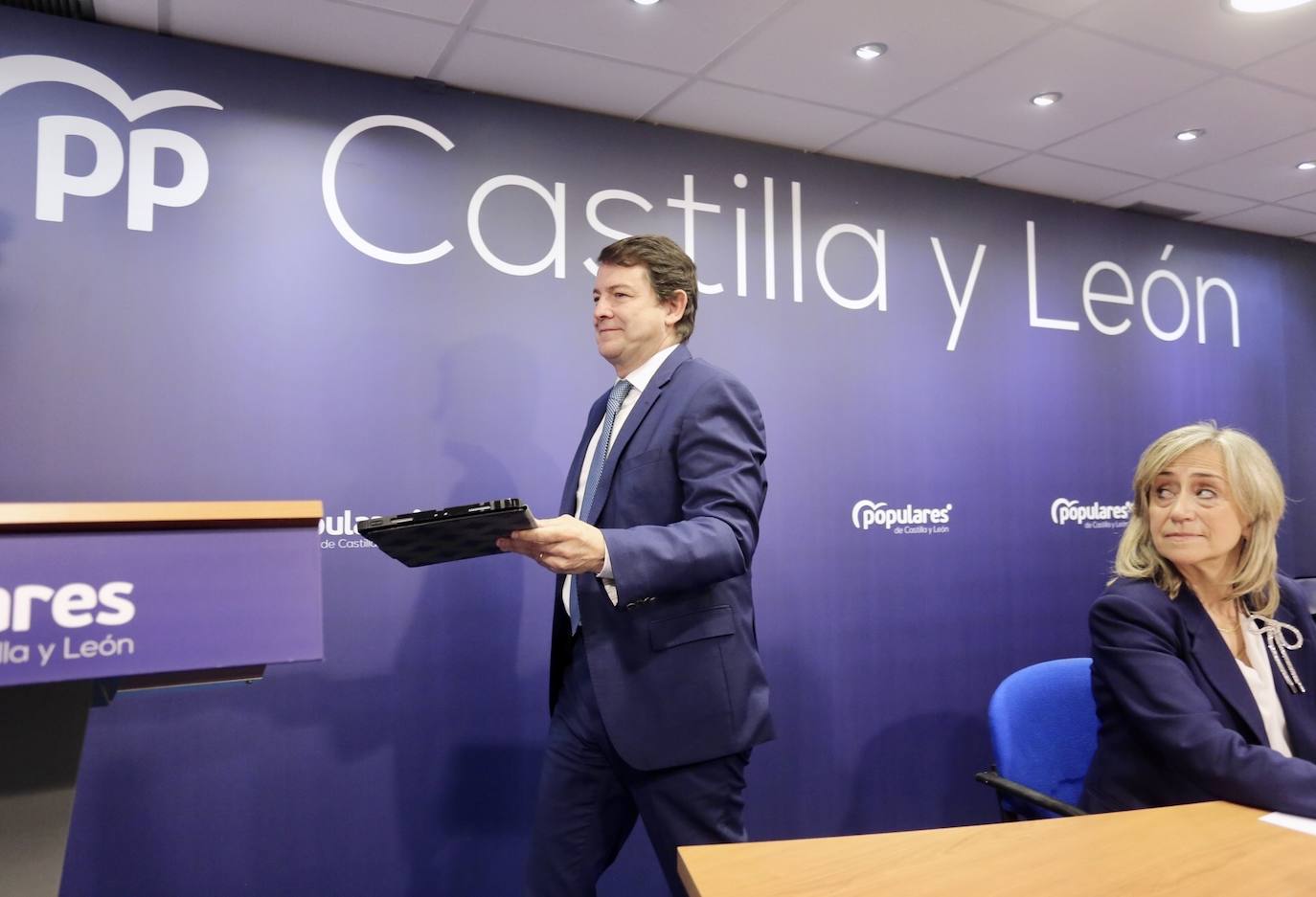 El presidente del PPCyL clausura la reunión de la Junta Directiva Autonómica