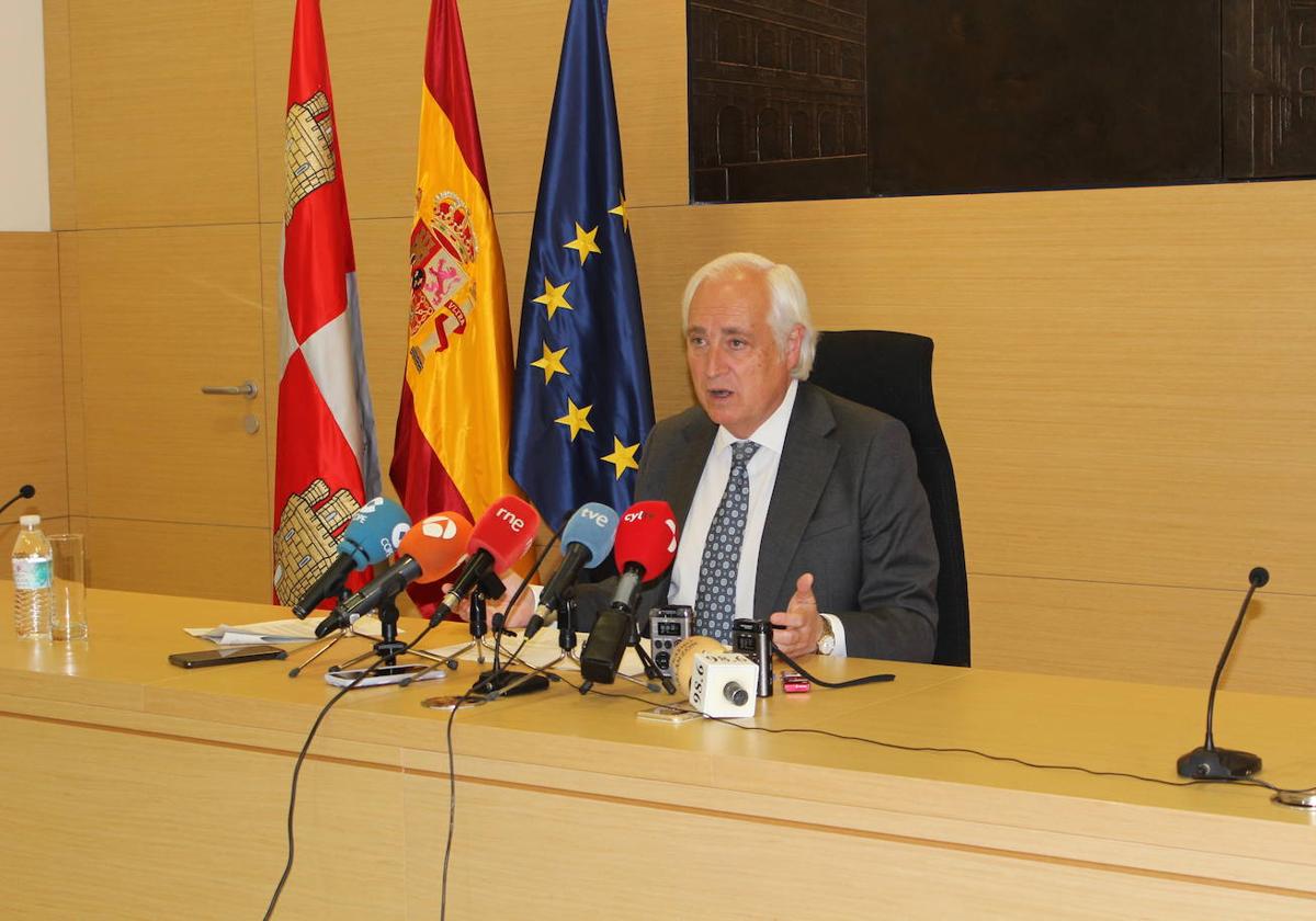 José Luis Concepción, durante la presentación de la memoria naual.