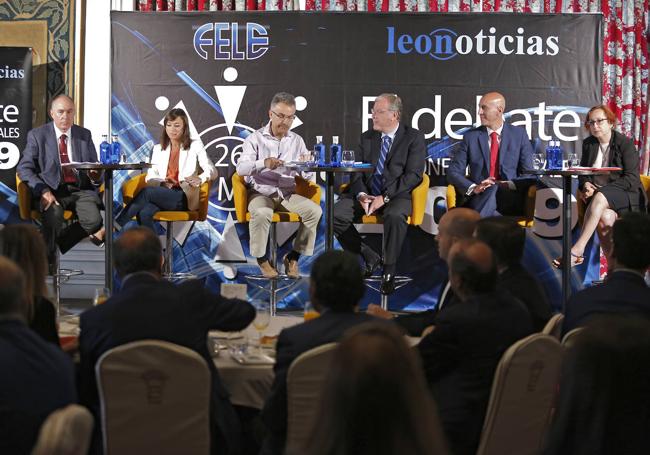 Debate electoral en la capital leonesa.