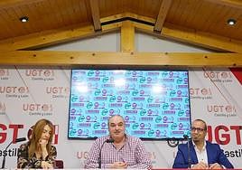 La Sanidad se va a la huelga por la «caótica situación» y la amenaza de «colapso total». En la imagen, los sindicatos durante la rueda de prensa de este jueves.