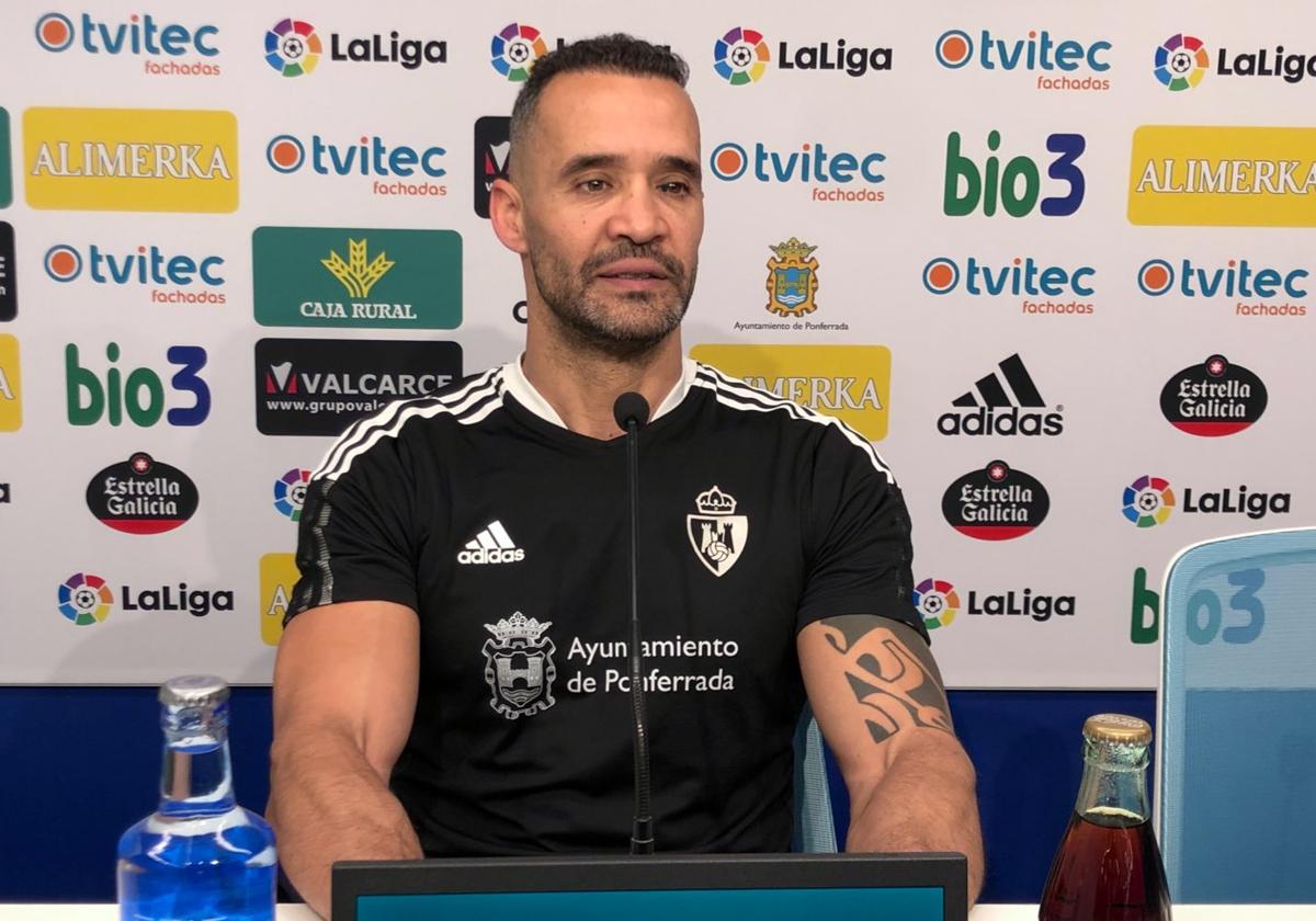 Juanfran García, en sala de prensa.