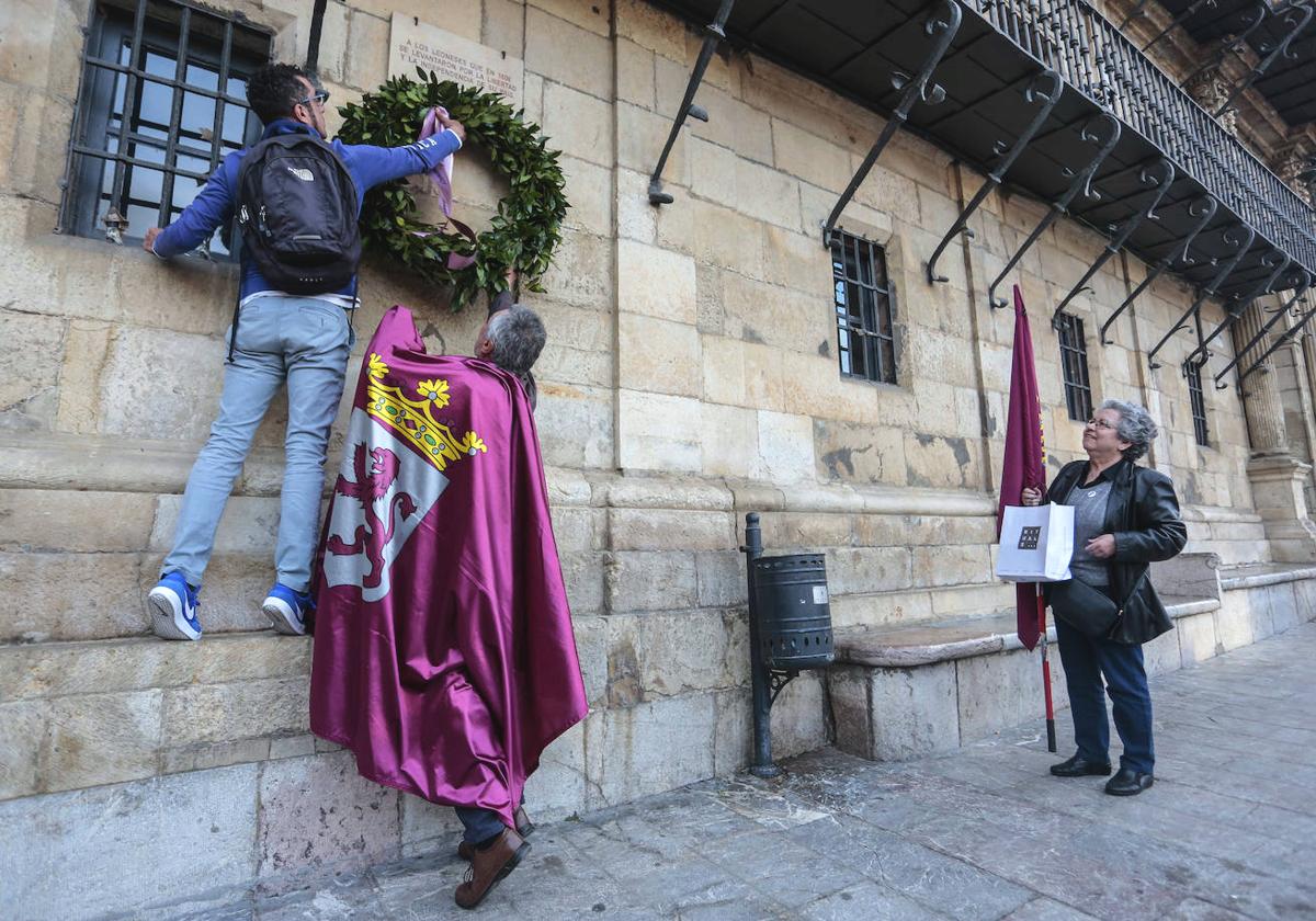 La Coordinadora de Organizaciones, Asociaciones y Colectivos de toda la Región Leonesa celebra el tradicional Homenaje a los Héroes Leoneses