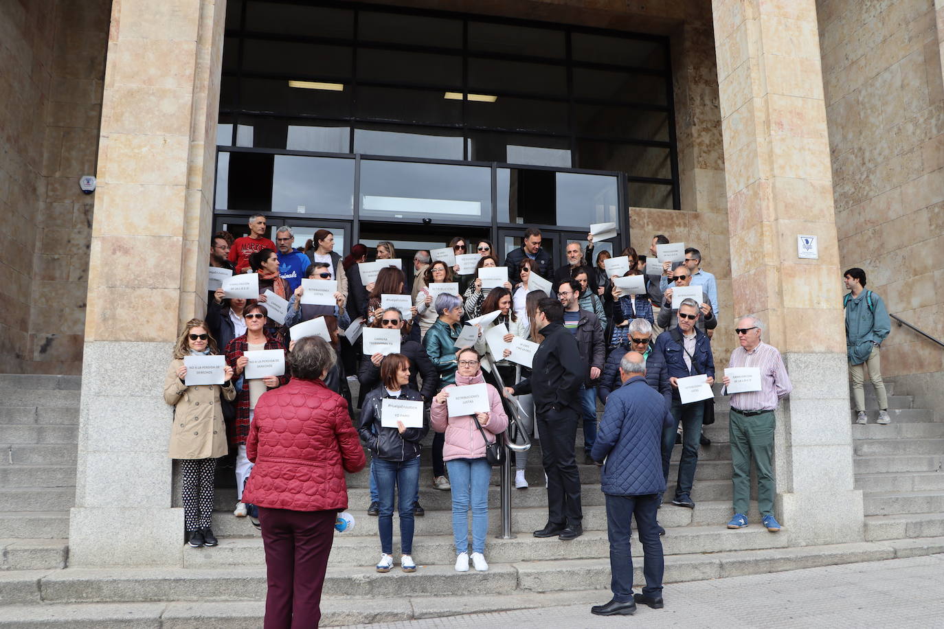 Seguimiento del 60% en la huelga del cuerpo general de justicia