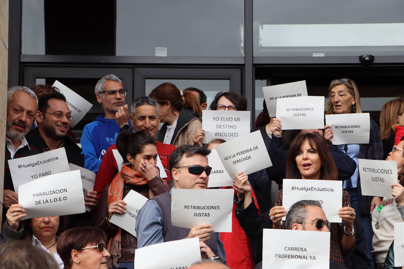 Seguimiento del 60% en la huelga del cuerpo general de justicia