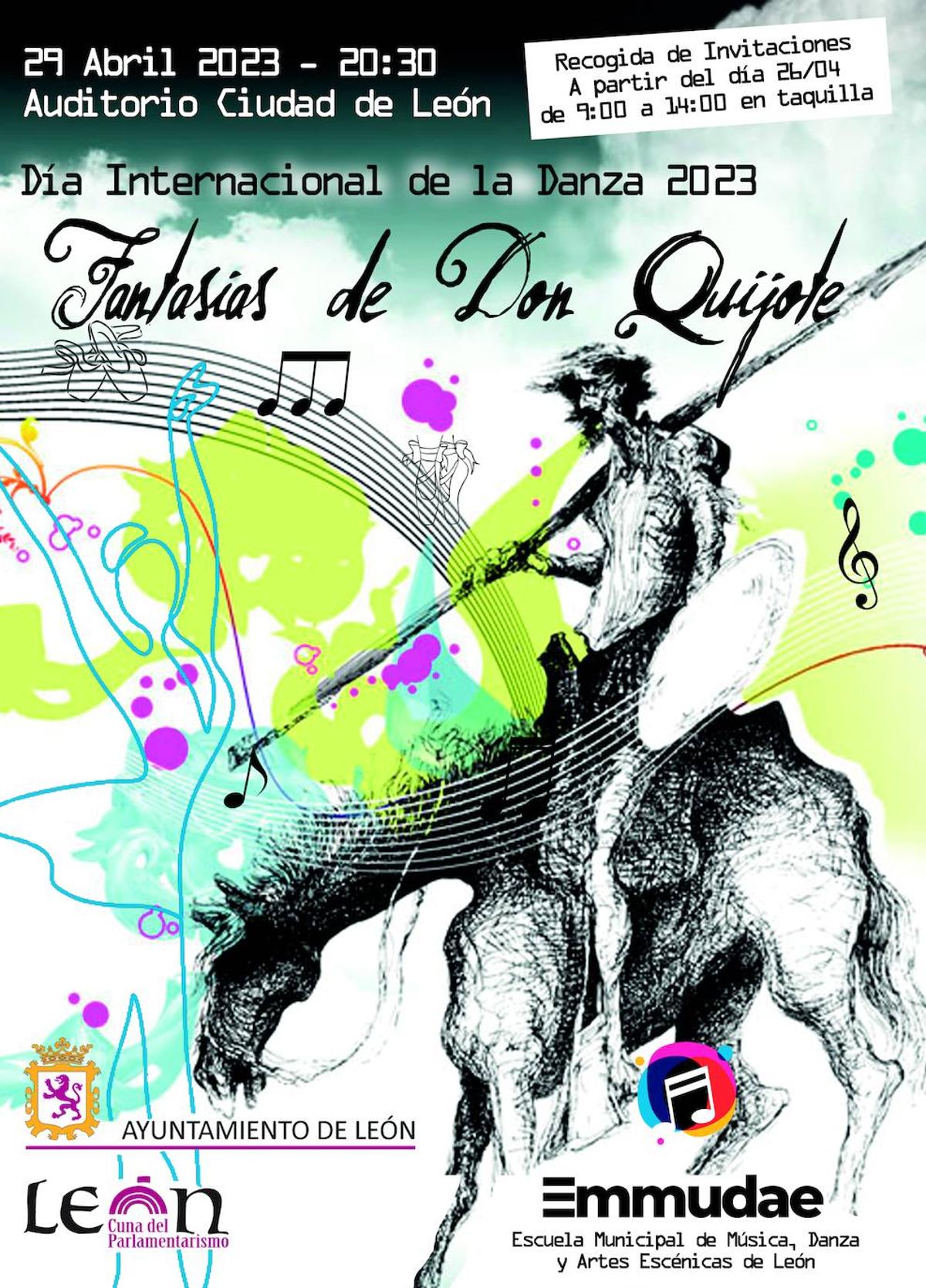 Cartel promocional de 'Fantasías de Don Quijote'.