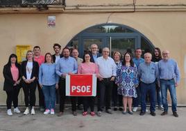 Candidatura del PSOE de Castropodame que concurrirá a las elecciones municipales del 28 de mayo.