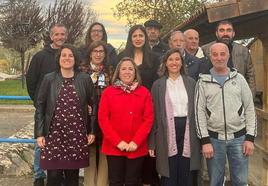 La candidatura socialista en Onzonilla.