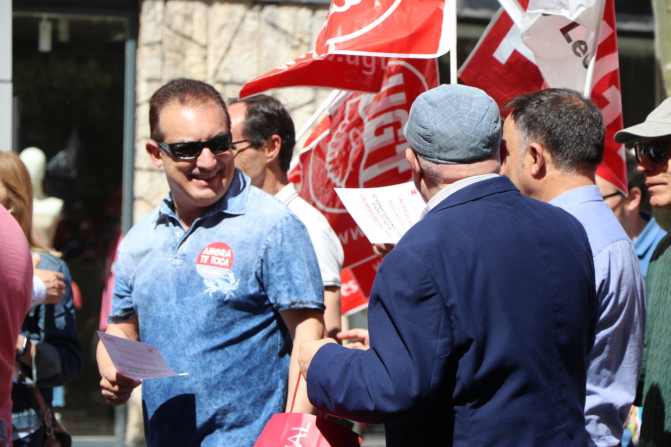 Manifestación del Primero de Mayo en León