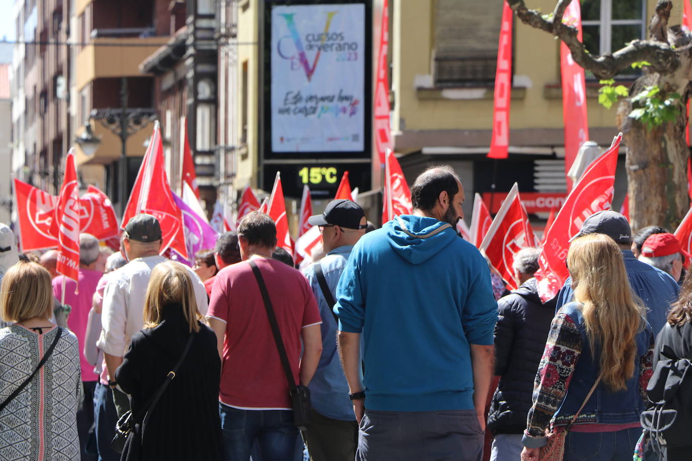 Manifestación del Primero de Mayo en León