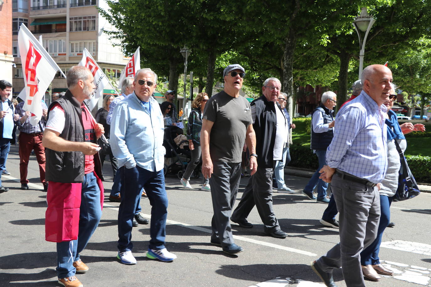 Manifestación del Primero de Mayo en León