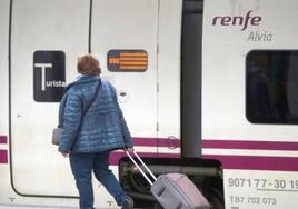 El Alvia entre Gijón y Madrid fue uno de los que sufrió los retrasos.