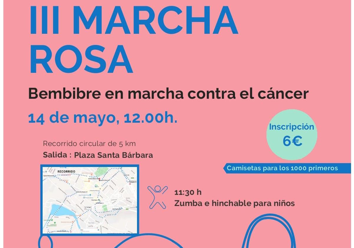 Bembibre organiza la III Marcha Rosa