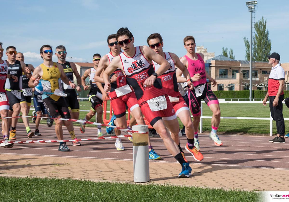 Prueba de duatlón de una edición anterior de la prueba.