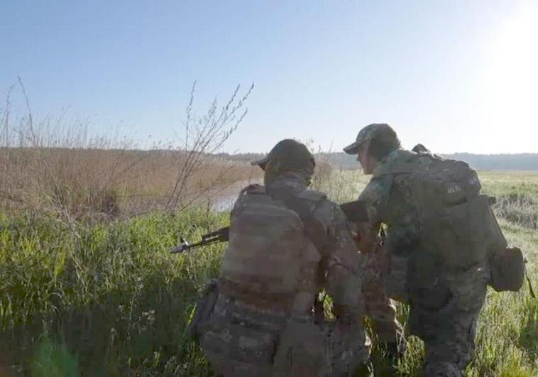 El escuadrón de Stalevy Kordon, de la Guardia Nacional, alerta de la inminente ofensiva.