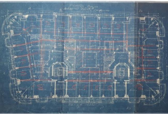 Roldán House projesinin üst planı