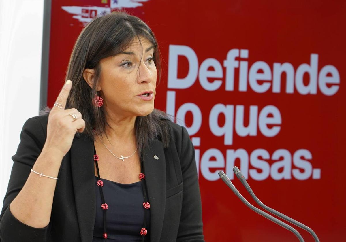 La secretaria de Organización del PSOECyL, Ana Sánchez.