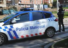 Policía local en Ponferrada en una imagen de archivo.