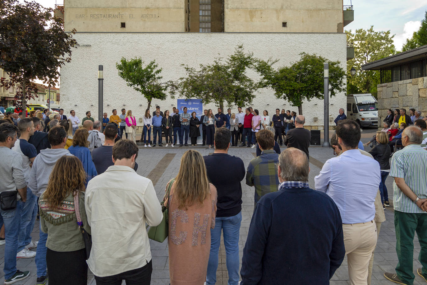 Un momento de la presentación de la candidatura