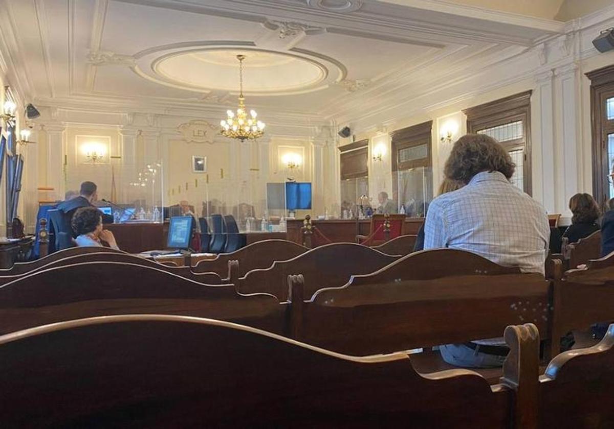 Un instante de una de las sesiones del juicio en la Audiencia Provincial.